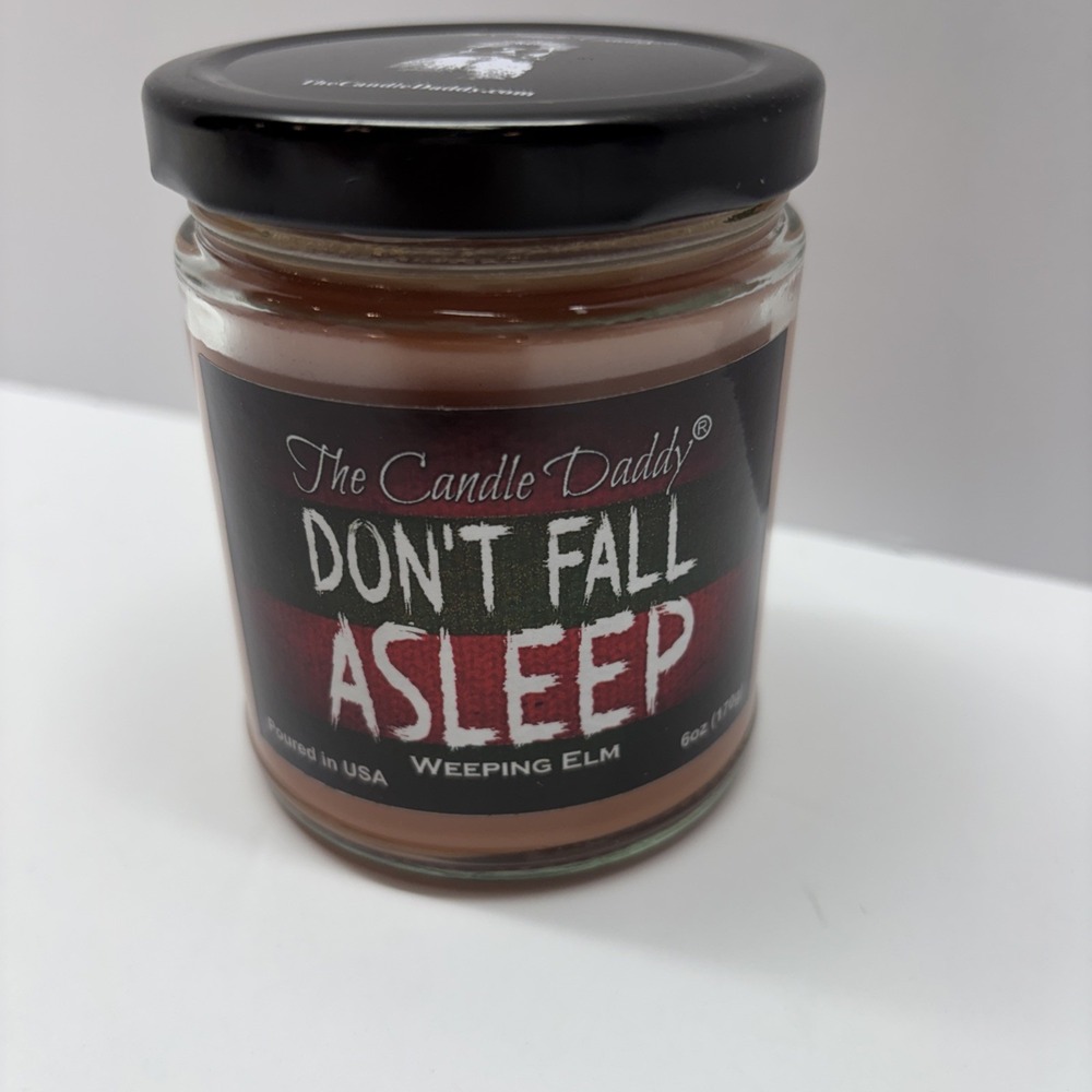 The Candle Daddy Don't Fall Asleep Weeping Elm Sent 6oz 40hrs